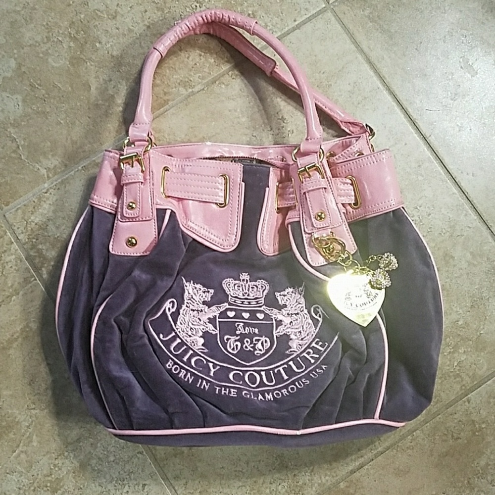 Juicy Couture pink purple handbag